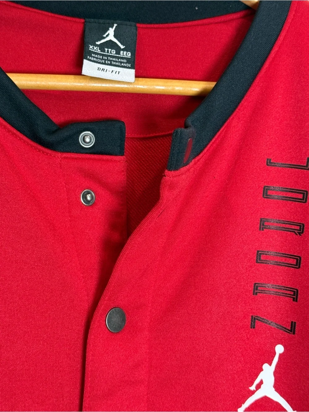 Air Jordan Red and Black Jacket